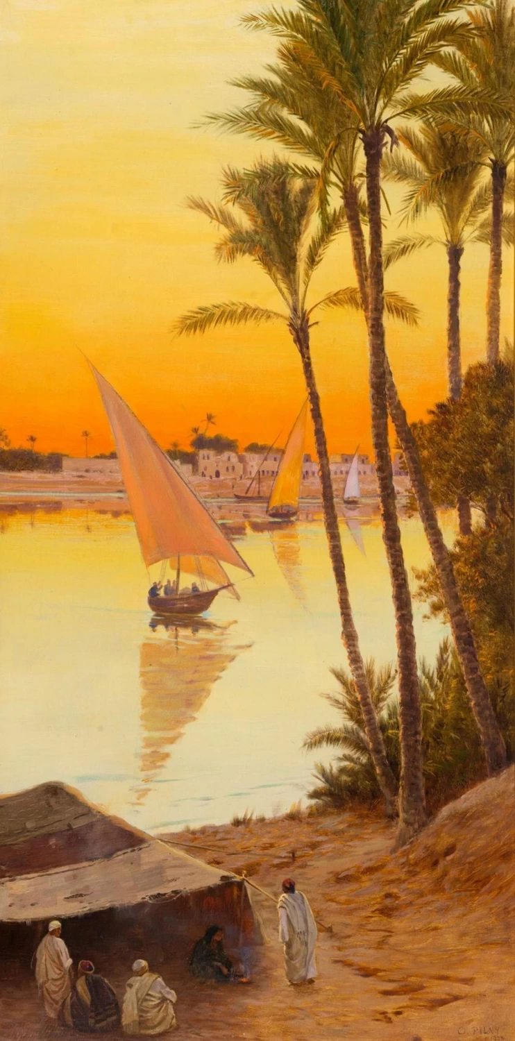 Paesaggio sulle rive del Nilo, 1923